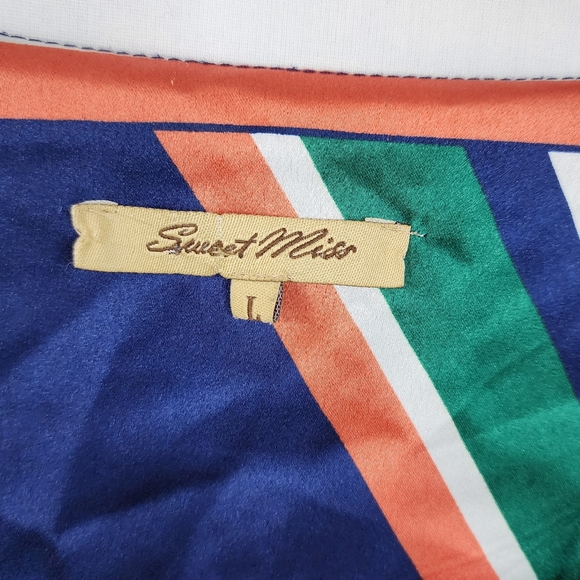 Sweet Miss dress size Large multicolor - Picture 4 of 6